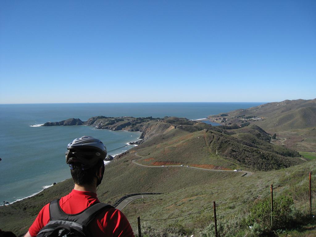 IMG_1928 Dincer with the view of Point Bonita and Rodeo Beach